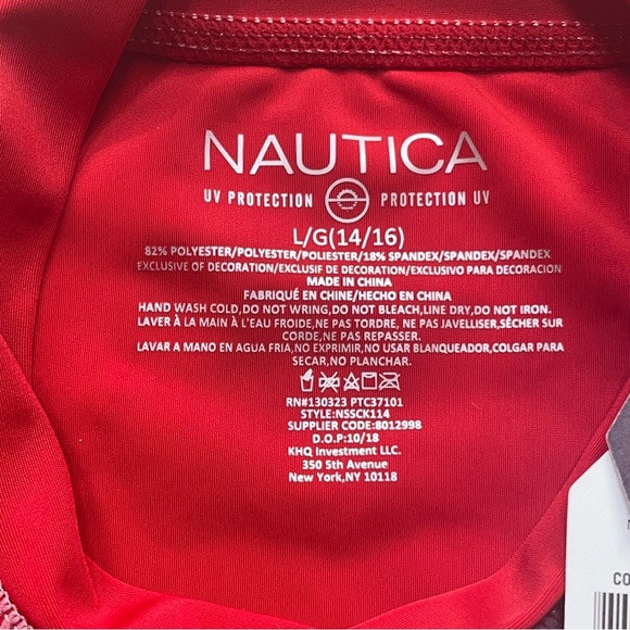Nautica UV Protection 50+UPF rating Short Sleeve Shirt - Picture 6 of 10